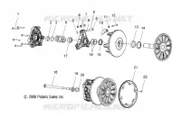 SYSTÈME DE TRANSMISSION, PRIMARY CLUTCH