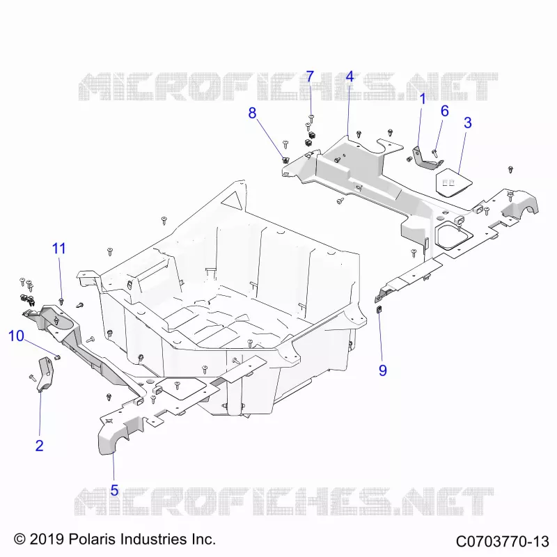 CARROSSERIE ARRIERE RACK, MOUNTING