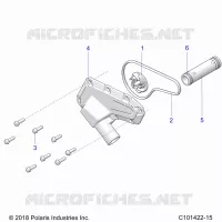 MOTEUR, WATERPUMP IMPELLER AND COVER