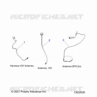 ELECTRICITE, GPS HARNESS AND ANTENNA