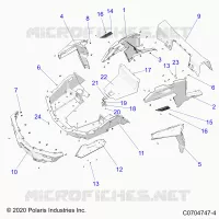 CARROSSERIE ARRIERE RACK AND FENDERS