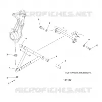SUSPENSION, A-ARM AND SUPPORT MOUNTING
