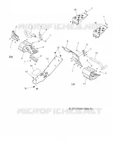 CHASSIS, PROTECTION D'EMBRAYAGE AND REPOSE PIEDS