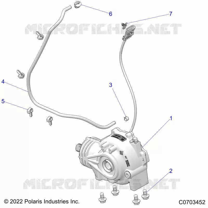 SYSTÃˆME DE TRANSMISSION, FRONT GEARCASE MOUNTING