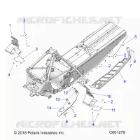 CHASSIS, PROTECTION D'EMBRAYAGE/FOOTRESTS/RUNNING BOARDS