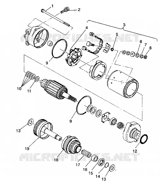 DEMARREUR SL 650 / B934058 (4924732473028A)