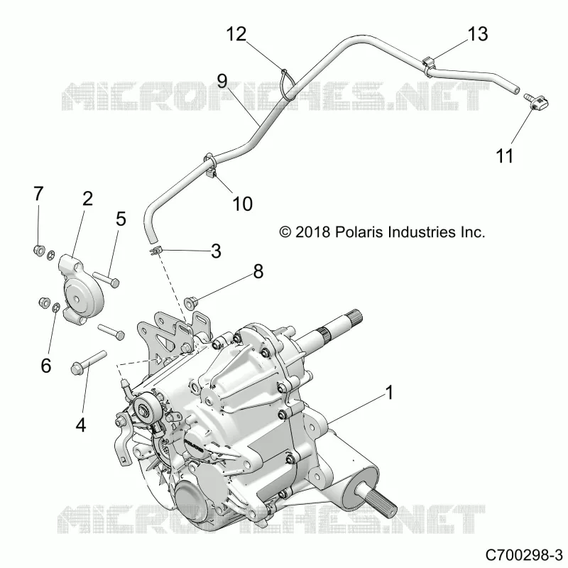 SYSTÃˆME DE TRANSMISSION, MAIN GEARCASE MOUNTING