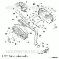 DRIVE TRAIN, COUVERCLE D'EMBRAYAGE AND DUCTING