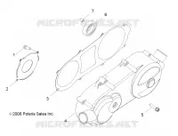 CARTERS MOTEUR COVER, LH