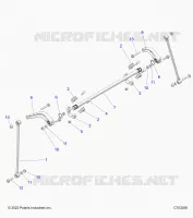 SUSPENSION, REAR BARRE STABILISATRICE
