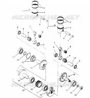 PISTON ET VILEBREQUIN SUPER SPORT 0950743 (4928882888C007)