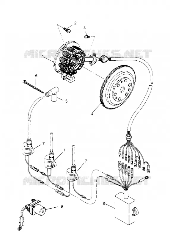 STATOR ASSEMBLY  SL 650 B954058 (4930483048C004)