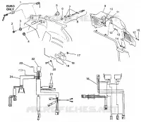 CONSOLE ET FAISCEAU ELECTRIQUE ULTRA SPX 0975678, ULTRA SPX SE H975678 AND EUROPE (4939533953A010)