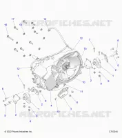 SYSTÃˆME DE TRANSMISSION, GEARCASE, MAIN, MOUNTING