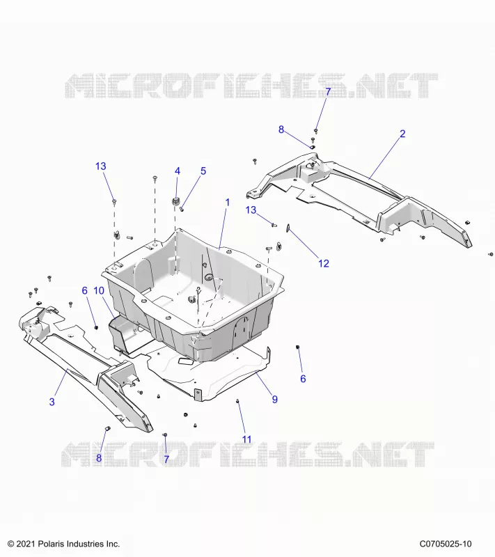 CARROSSERIE ARRIERE RACK