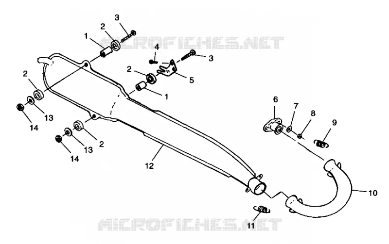 ECHAPPEMENT Trail Blazer W98BA25C (4945464546A010)