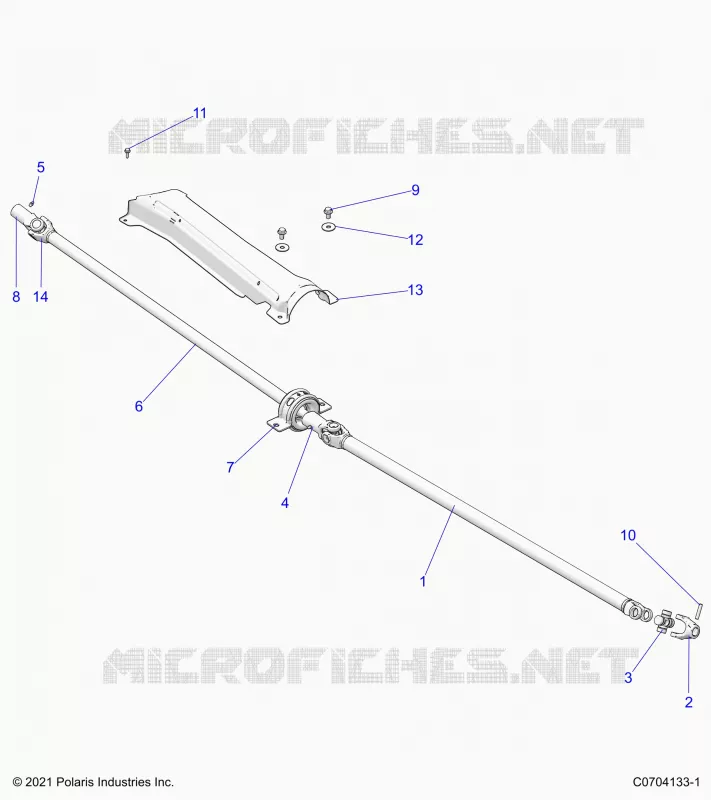 SYSTÃˆME DE TRANSMISSION, PROP SHAFT