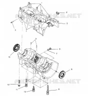 CARTERS MOTEUR 440 XCR 0961660 (4932113211C009)