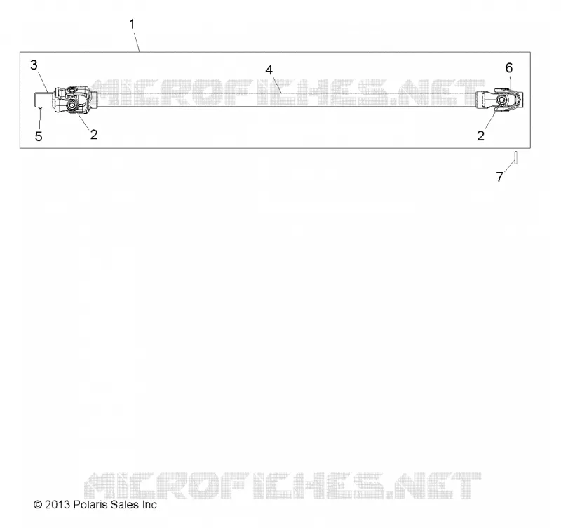 DRIVE TRAIN, ARBRE DE TRANSMISSION AVANT