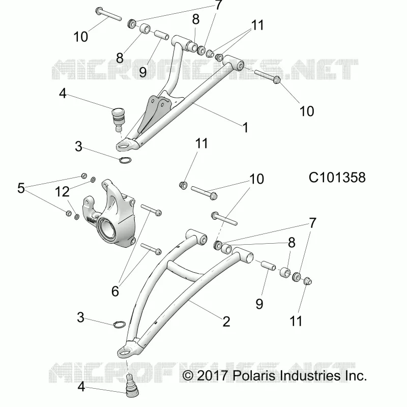 SUSPENSION AVANT A-ARMS
