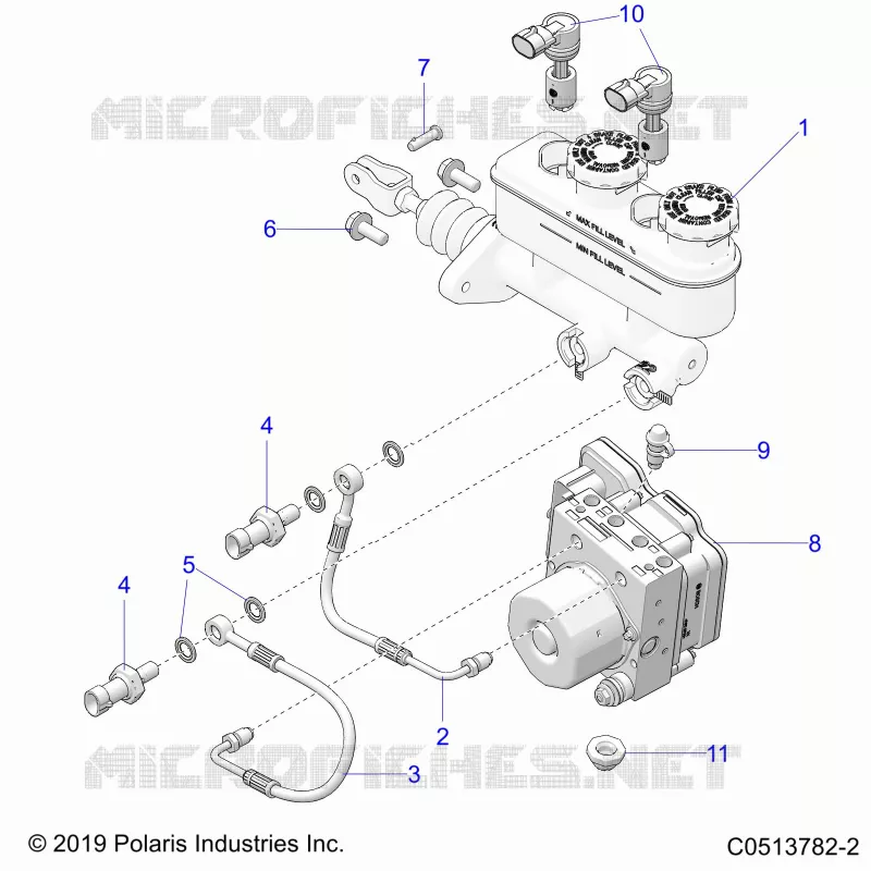 BRAKES, MAITRE CYLINDRE AND ABS MODULE