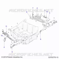 CARROSSERIE ARRIERE RACK, MOUNTING