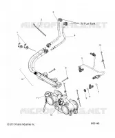 SYSTÈME D'ALIMENTATION, RAIL, LINES AND THROTTLE BODY
