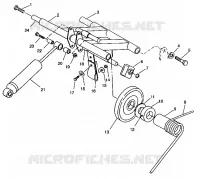 BRAS DE SUSPENSION ARRIERE CLASSIC 0942865 AND  CLASSIC TOURING 0942875 (4924962496028A)