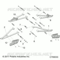 SUSPENSION AVANT CONTROL ARMS