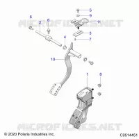INSTRUMENTS, FOOT INSTRUMENTS AUTO- T23AASGD/HD/TGD/HD (C0514451)