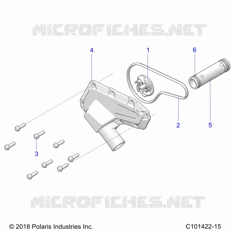 MOTEUR, WATERPUMP IMPELLER AND COVER
