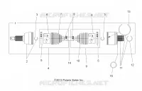 SYSTÈME DE TRANSMISSION, ARBRE DE TRANSMISSION ARRIERE