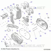 SYSTÃˆME DE TRANSMISSION, CLUTCH COVER AND DUCTING
