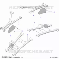 SUSPENSION ARRIERE CONTROL ARMS