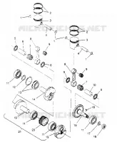 PISTON ET VILEBREQUIN WIDETRAK LX 0952064 AND  EUROPEAN WIDETRAK LX E952064 (4928942894C010)