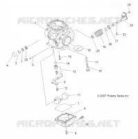 MOTEUR, CARBURATEUR LOWER