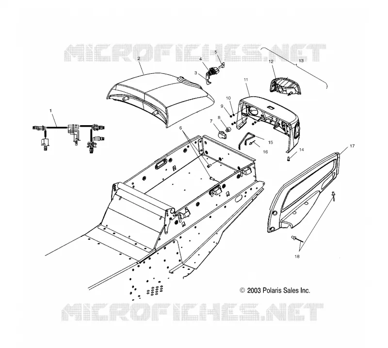 CARGO BOX/FEU ARRIERE ASM.