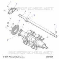 DRIVE TRAIN, JACKSHAFT AND ARBRE DE TRANSMISSION