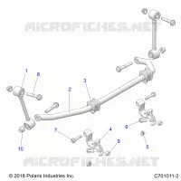 SUSPENSION, FRONT, BARRE STABILISATRICE