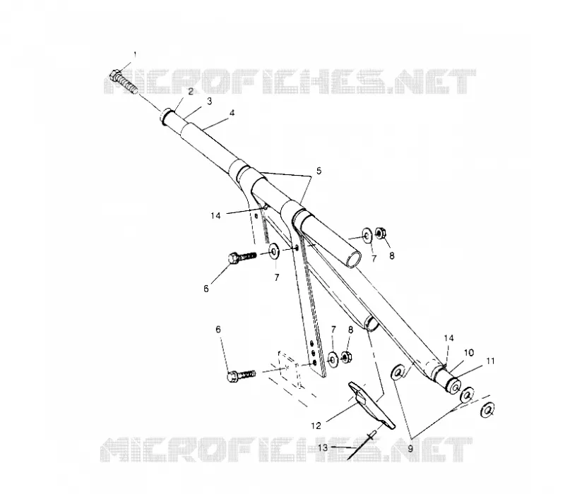 BRAS DE SUSPENSION AVANT XLT SP 0966676 AND  EUROPEAN XLT SP E966676 (4931703170B012)