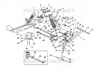 SUSPENSION AVANT  500 0972764,  EUROPEAN 500 E972764,  500 SKS 0972564, EUR (4938393839B003)