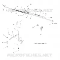 MOTEUR, CARBURATEUR MOUNTING AND CARBURANT LINES