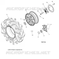 ROUES, REAR AND HUB