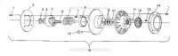 EMBRAYAGE DE TRANSMISSION 500 0972764,  EUROPEAN 500 E972764, 500 SKS 0972564,  EUROPEA (4938393839C009)