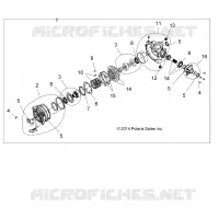 SYSTÈME DE TRANSMISSION, FRONT PONT INTERNALS