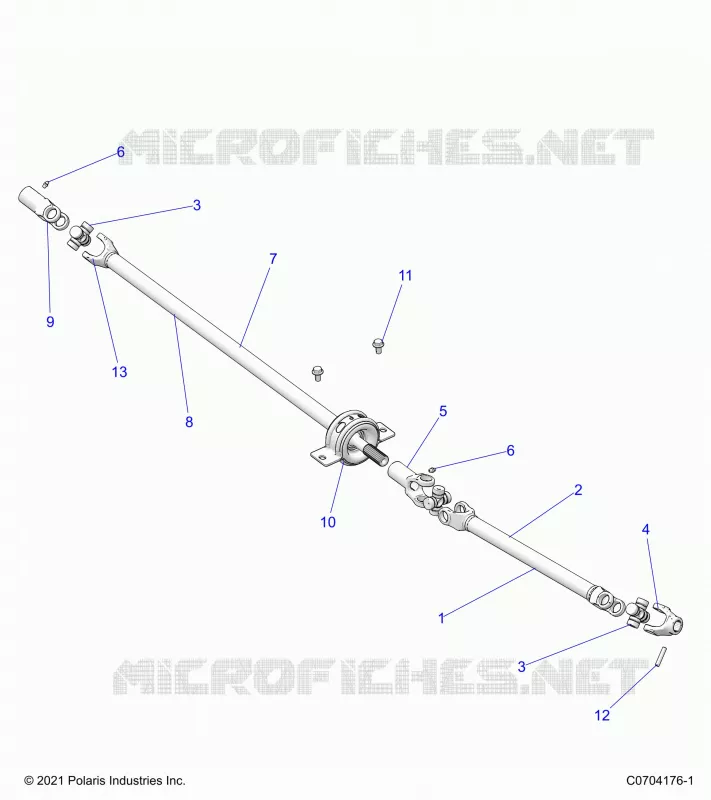 SYSTÃˆME DE TRANSMISSION, FRONT PROP SHAFT