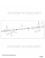 DRIVE TRAIN, HALF ARBRE DE TRANSMISSION ARRIERE