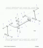 SUSPENSION, FRONT BARRE STABILISATRICE