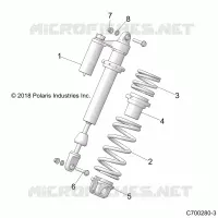 SUSPENSION, AMORTISSEUR AVANT MOUNTING