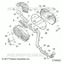 DRIVE TRAIN, COUVERCLE D'EMBRAYAGE AND DUCTING